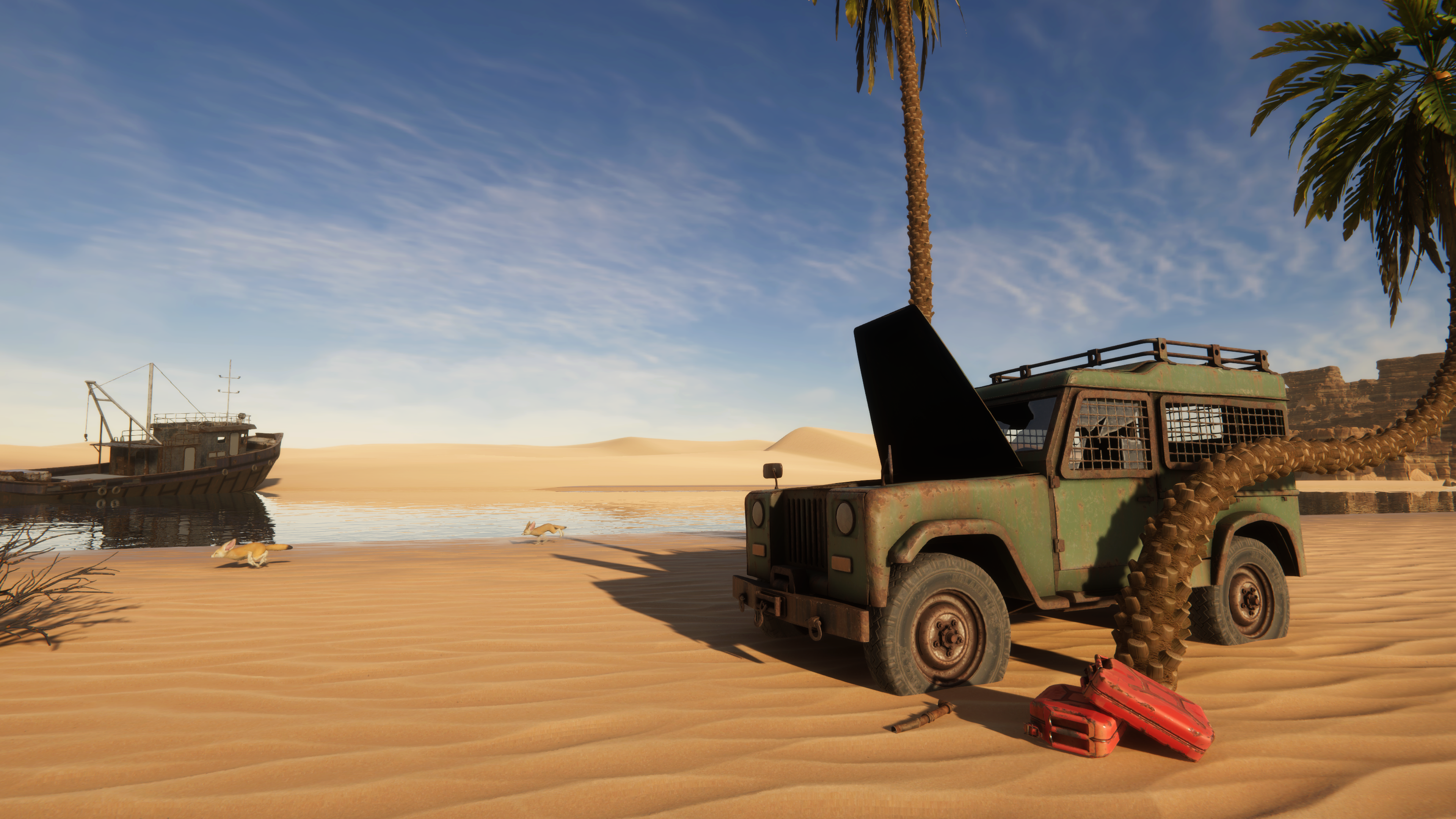 Stranded Deep 2 — hippo encounter on the river